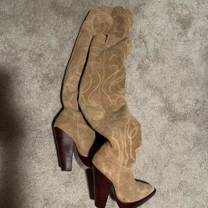 Shultz Thigh High Meggy Boots